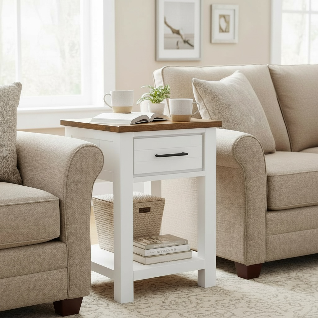 Walton 1-Drawer Bedside