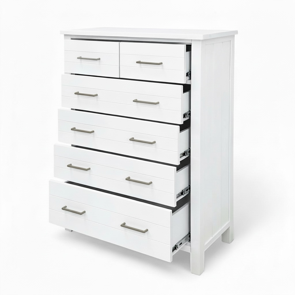 Walton 6-Drawer Chest, White ETA-30/07/2026