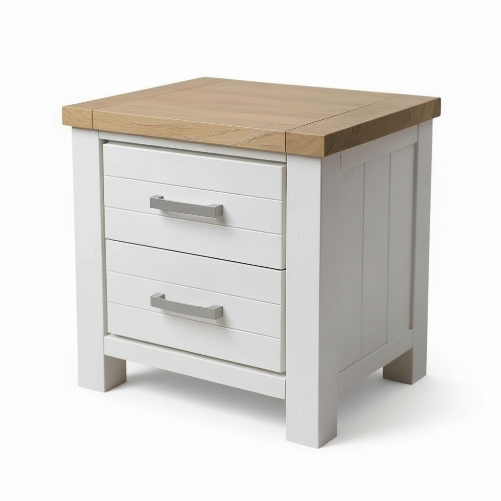 Sicily 2-Drawer Bedside Table