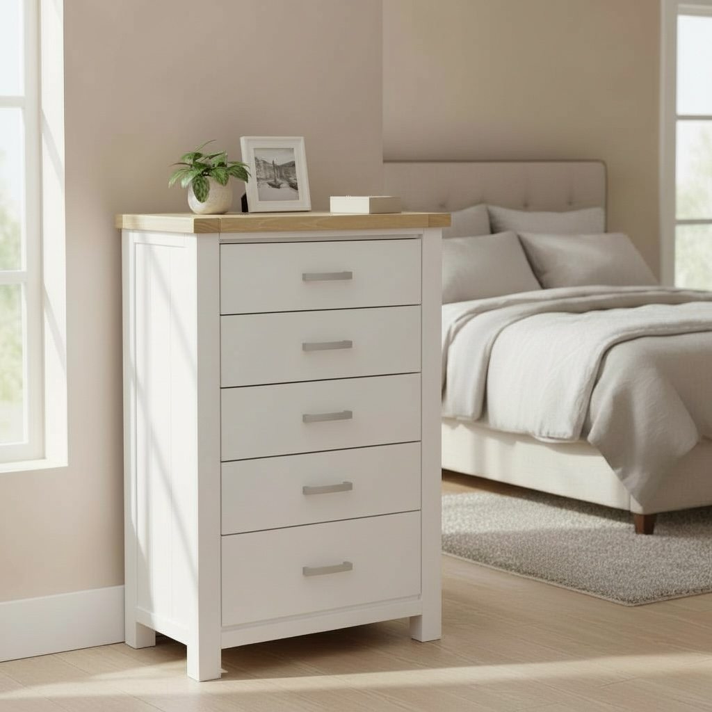 Sicily 5-Drawer Tallboy