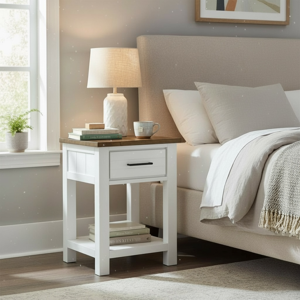 Walton 1-Drawer Bedside