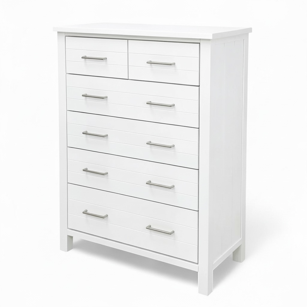 Walton 6-Drawer Chest, White  ETA-30/07/2026