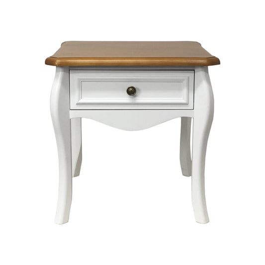 Iris 1-Drawer Lamp Table